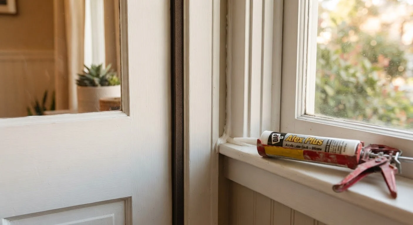 Caulk vs. Weatherstripping: Sealing Drafts Around Windows and Doors