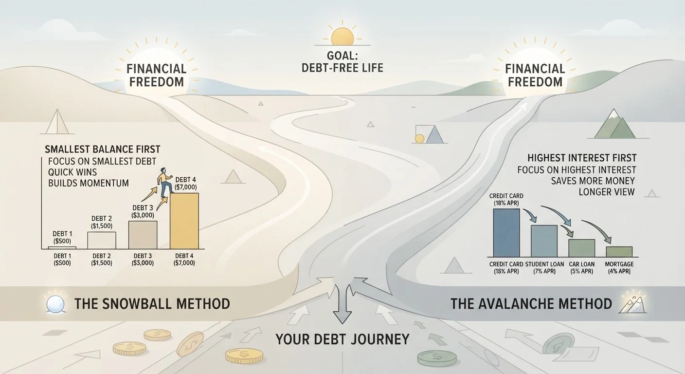 Debt Avalanche vs. Debt Snowball: Choosing a Payoff Strategy