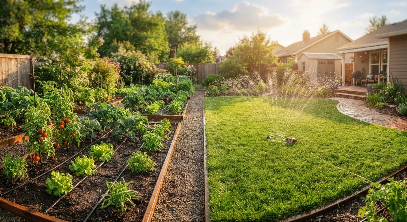 Drip Irrigation vs. Sprinkler Systems for Home Gardens