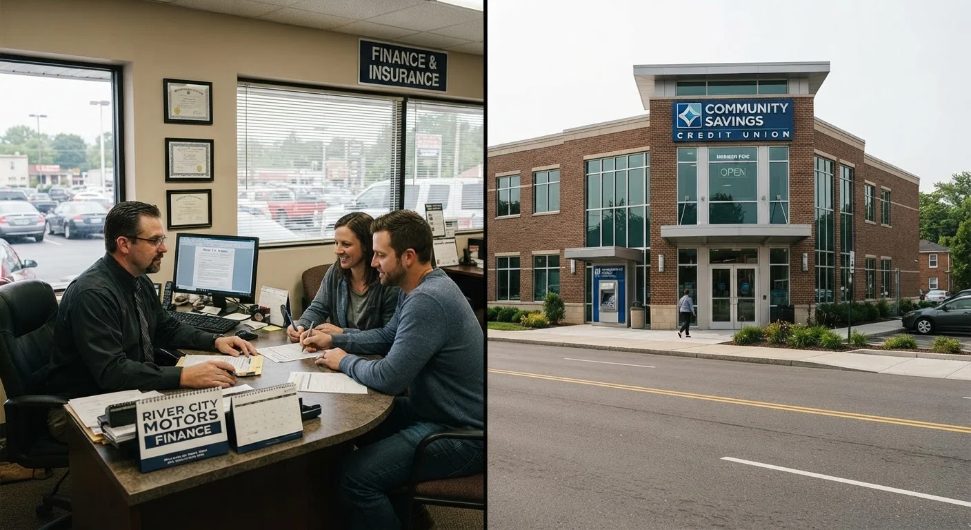Financing a Car Through a Dealership vs. a Bank or Credit Union