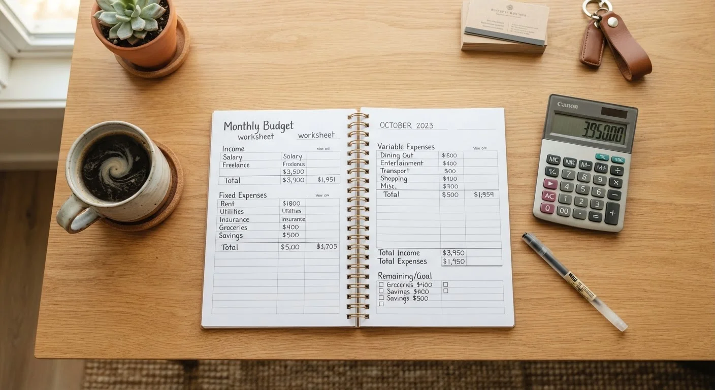 Monthly Budget Reset: A Practical Review Checklist