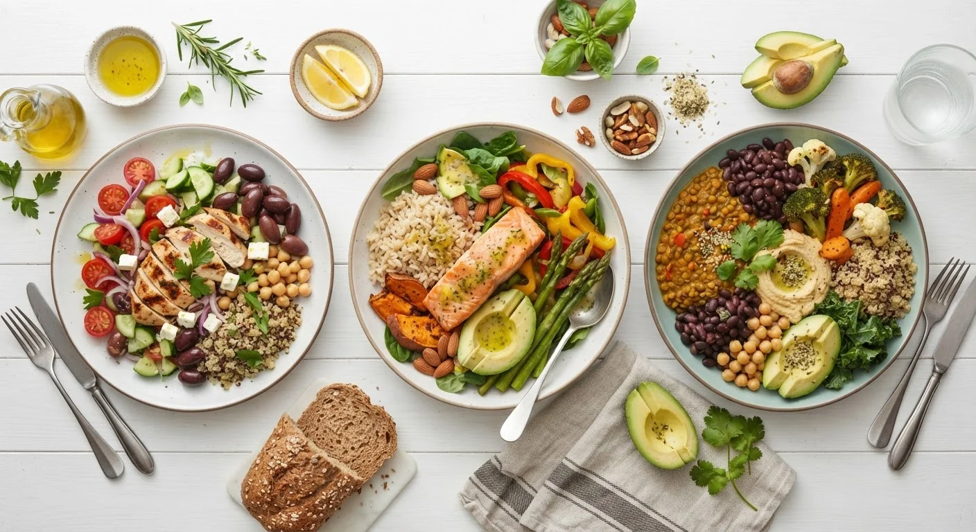 Popular Diet Patterns Compared: Mediterranean, DASH, and Plant-Based Eating
